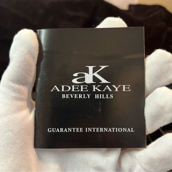 DESIGNER ADEE KAYE BEVERLY HILLS FACETTA AUSTRIAN CRYSTAL WATCH BRAND NEW - Picture 10 of 13